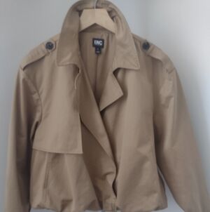 INC Bubble-hemmed Cropped Jacket, XL. New. Never Worn. Last pic shows true color